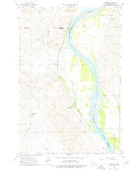 Harmon North Dakota Historical topographic map, 1:24000 scale, 7.5 X 7.5 Minute, Year 1962