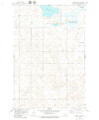 Harriet Lake North Dakota Historical topographic map, 1:24000 scale, 7.5 X 7.5 Minute, Year 1979