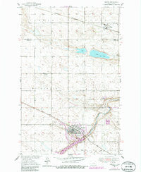 Harvey North Dakota Historical topographic map, 1:24000 scale, 7.5 X 7.5 Minute, Year 1951