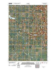 Hastings North Dakota Historical topographic map, 1:24000 scale, 7.5 X 7.5 Minute, Year 2011