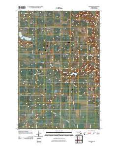 Hastings North Dakota Historical topographic map, 1:24000 scale, 7.5 X 7.5 Minute, Year 2011