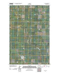 Hatton North Dakota Historical topographic map, 1:24000 scale, 7.5 X 7.5 Minute, Year 2011