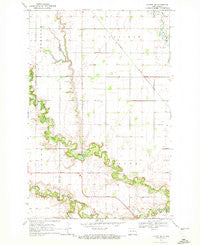 Hatton SW North Dakota Historical topographic map, 1:24000 scale, 7.5 X 7.5 Minute, Year 1970