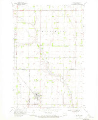 Hatton North Dakota Historical topographic map, 1:24000 scale, 7.5 X 7.5 Minute, Year 1970