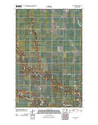 Hatton SW North Dakota Historical topographic map, 1:24000 scale, 7.5 X 7.5 Minute, Year 2011