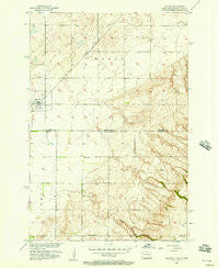 Havana North Dakota Historical topographic map, 1:24000 scale, 7.5 X 7.5 Minute, Year 1956