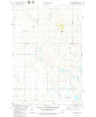 Hawks Nest North Dakota Historical topographic map, 1:24000 scale, 7.5 X 7.5 Minute, Year 1978
