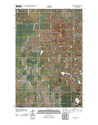 Hawks Nest North Dakota Historical topographic map, 1:24000 scale, 7.5 X 7.5 Minute, Year 2011