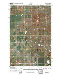 Hawks Nest North Dakota Historical topographic map, 1:24000 scale, 7.5 X 7.5 Minute, Year 2011