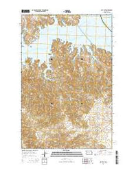 Hay Flat North Dakota Current topographic map, 1:24000 scale, 7.5 X 7.5 Minute, Year 2014