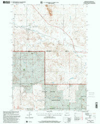 Haynes North Dakota Historical topographic map, 1:24000 scale, 7.5 X 7.5 Minute, Year 1998