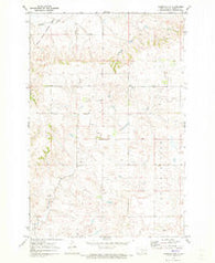 Hazelton NW North Dakota Historical topographic map, 1:24000 scale, 7.5 X 7.5 Minute, Year 1971