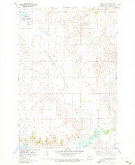 Hazelton SW North Dakota Historical topographic map, 1:24000 scale, 7.5 X 7.5 Minute, Year 1971