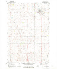 Hazelton North Dakota Historical topographic map, 1:24000 scale, 7.5 X 7.5 Minute, Year 1971