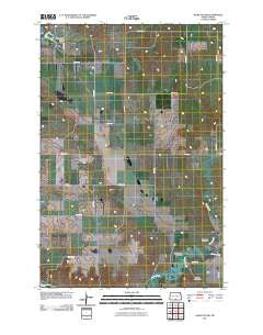 Hazelton SW North Dakota Historical topographic map, 1:24000 scale, 7.5 X 7.5 Minute, Year 2011