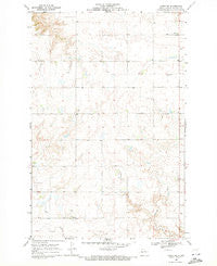 Hazen NE North Dakota Historical topographic map, 1:24000 scale, 7.5 X 7.5 Minute, Year 1969
