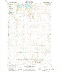 Hazen NW North Dakota Historical topographic map, 1:24000 scale, 7.5 X 7.5 Minute, Year 1969