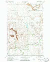 Hazen West North Dakota Historical topographic map, 1:24000 scale, 7.5 X 7.5 Minute, Year 1968