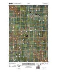Hazen NE North Dakota Historical topographic map, 1:24000 scale, 7.5 X 7.5 Minute, Year 2011