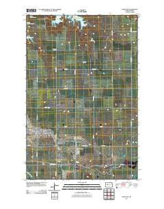 Hazen NW North Dakota Historical topographic map, 1:24000 scale, 7.5 X 7.5 Minute, Year 2011
