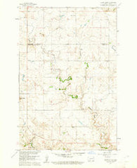 Heart Butte North Dakota Historical topographic map, 1:24000 scale, 7.5 X 7.5 Minute, Year 1960