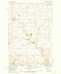 Heart Butte North Dakota Historical topographic map, 1:24000 scale, 7.5 X 7.5 Minute, Year 1960