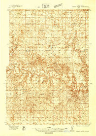 Heart Butte North Dakota Historical topographic map, 1:48000 scale, 15 X 15 Minute, Year 1938