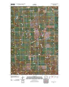 Heart Butte North Dakota Historical topographic map, 1:24000 scale, 7.5 X 7.5 Minute, Year 2011