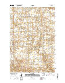 Heart Butte North Dakota Current topographic map, 1:24000 scale, 7.5 X 7.5 Minute, Year 2014