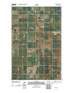 Heaton North Dakota Historical topographic map, 1:24000 scale, 7.5 X 7.5 Minute, Year 2011