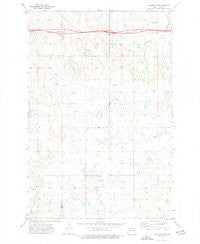 Hebron SE North Dakota Historical topographic map, 1:24000 scale, 7.5 X 7.5 Minute, Year 1973