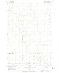Hecla NE North Dakota Historical topographic map, 1:24000 scale, 7.5 X 7.5 Minute, Year 1956