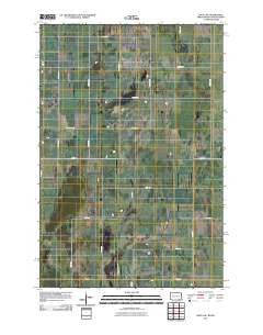 Hecla NE North Dakota Historical topographic map, 1:24000 scale, 7.5 X 7.5 Minute, Year 2011