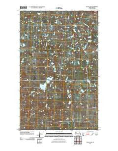 Helde Lake North Dakota Historical topographic map, 1:24000 scale, 7.5 X 7.5 Minute, Year 2011