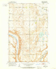 Hesper North Dakota Historical topographic map, 1:24000 scale, 7.5 X 7.5 Minute, Year 1951