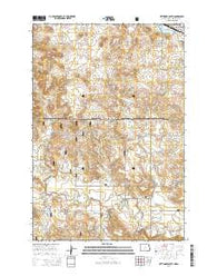 Hettinger South North Dakota Current topographic map, 1:24000 scale, 7.5 X 7.5 Minute, Year 2014