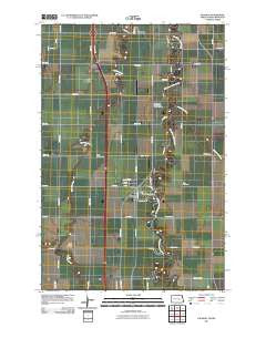 Hickson North Dakota Historical topographic map, 1:24000 scale, 7.5 X 7.5 Minute, Year 2011