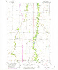 Hickson North Dakota Historical topographic map, 1:24000 scale, 7.5 X 7.5 Minute, Year 1959