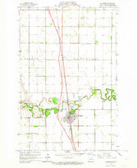 Hillsboro North Dakota Historical topographic map, 1:24000 scale, 7.5 X 7.5 Minute, Year 1963