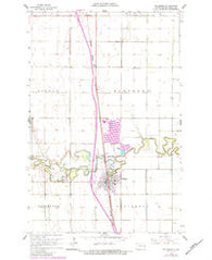 Hillsboro North Dakota Historical topographic map, 1:24000 scale, 7.5 X 7.5 Minute, Year 1963