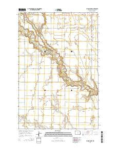 Hillsboro NW North Dakota Current topographic map, 1:24000 scale, 7.5 X 7.5 Minute, Year 2014