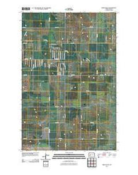 Hirschville North Dakota Historical topographic map, 1:24000 scale, 7.5 X 7.5 Minute, Year 2011