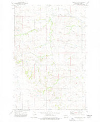 Hirschville SW North Dakota Historical topographic map, 1:24000 scale, 7.5 X 7.5 Minute, Year 1973