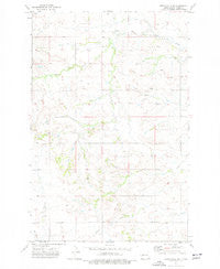 Hirschville SW North Dakota Historical topographic map, 1:24000 scale, 7.5 X 7.5 Minute, Year 1973