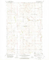 Hirschville North Dakota Historical topographic map, 1:24000 scale, 7.5 X 7.5 Minute, Year 1973
