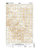 Hirschville SW North Dakota Current topographic map, 1:24000 scale, 7.5 X 7.5 Minute, Year 2014