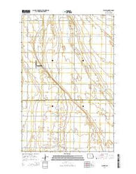 Holmes North Dakota Current topographic map, 1:24000 scale, 7.5 X 7.5 Minute, Year 2014