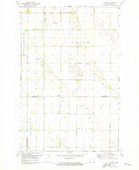 Holmes North Dakota Historical topographic map, 1:24000 scale, 7.5 X 7.5 Minute, Year 1971