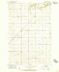 Homer North Dakota Historical topographic map, 1:24000 scale, 7.5 X 7.5 Minute, Year 1952