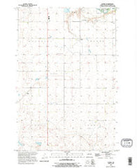 Homer North Dakota Historical topographic map, 1:24000 scale, 7.5 X 7.5 Minute, Year 1990